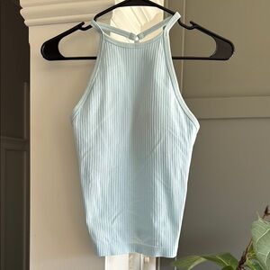 Lululemon Light Blue Ribbed Women's Tank